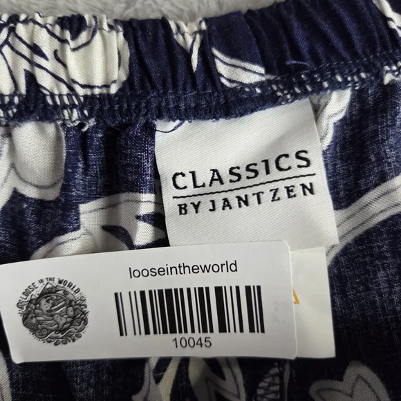 Jantzen Blue and White Wide Leg Pants - Picture 7 of 7
